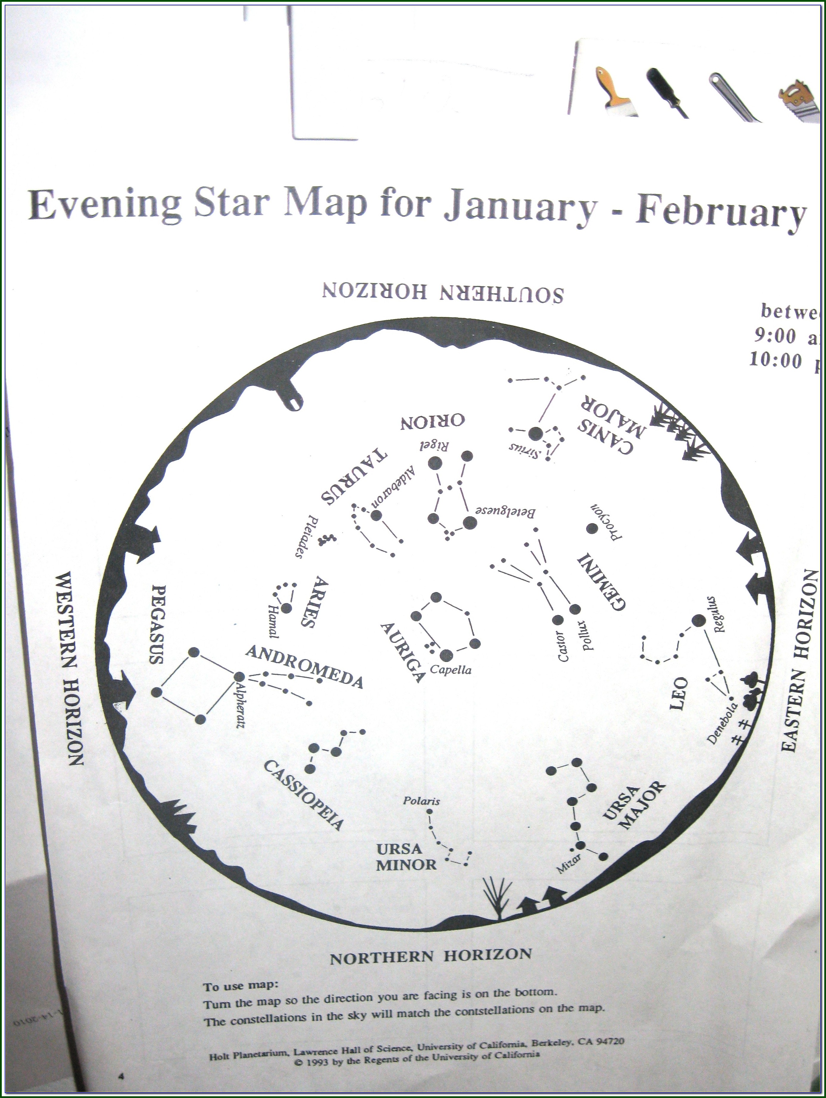 Star Constellations Map Pdf