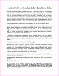 Stuffing Envelopes For Extra Money