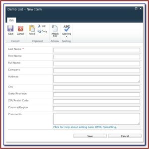 Submit Pdf Form Data To Sharepoint List