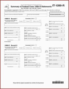 Substitute Form 1099 Misc