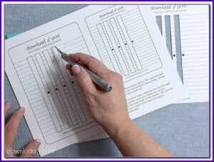 Template For Addressing Envelopes By Hand