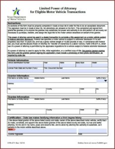 Texas Revocation Of Power Of Attorney Form