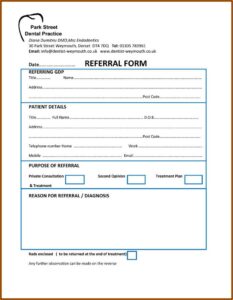 Tooth Extraction Consent Form Uk
