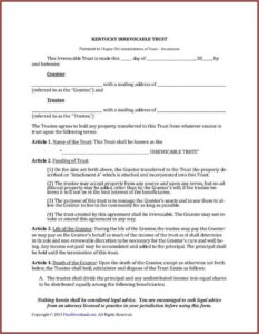Trust Amendment Form California Free
