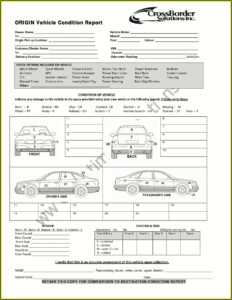 Vehicle Inspection Report Template Free