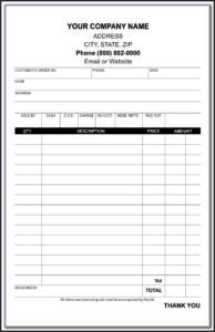 Vehicle Sales Receipt Template Word