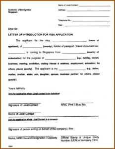 Visa Invitation Form Usa