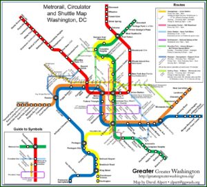 Washington Dc Metro Map Printable