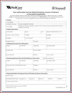 Wellcare Medicare Part D Coverage Determination Request Form