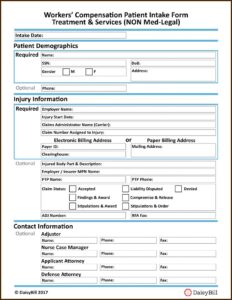Workmen's Compensation Forms 2018
