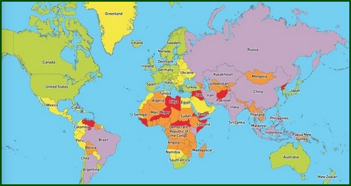 World Never Sleeps Interactive Travel Map