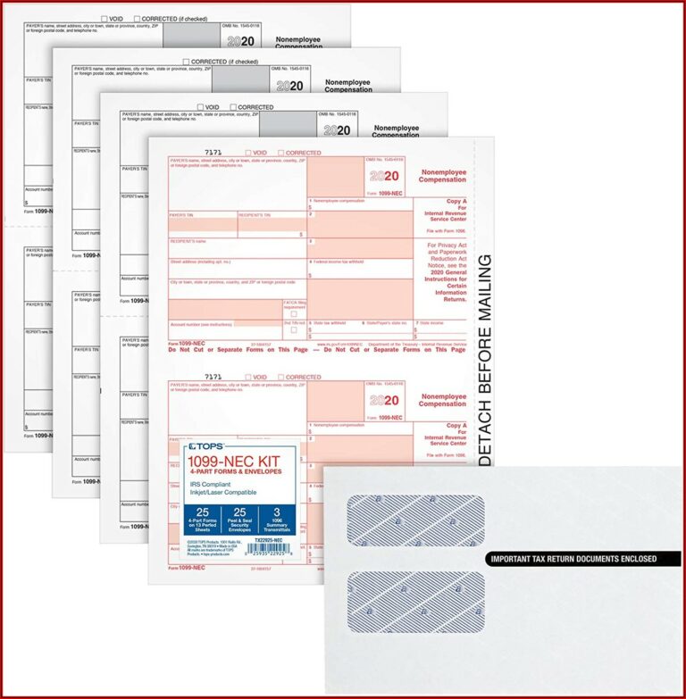 1099 Laser Forms Download