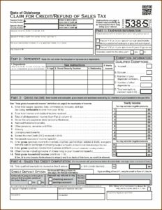 2013 Oklahoma State Tax Forms