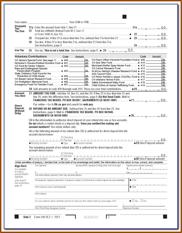 2013 State Tax Forms
