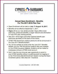 401k Open Enrollment Announcement Template