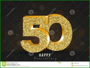 50th Anniversary Banner Templates Free