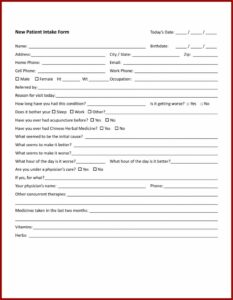 Acupuncture Consent Form Ccpa