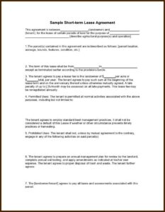 Agriculture Land Lease Agreement Format