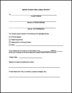 Alabama Eviction Notice Form Free