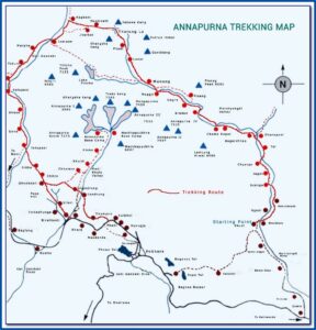 Annapurna Trail Map