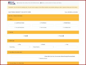 Application Form For Green Card Lottery