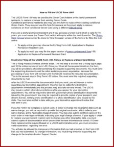 Application Form For Green Card Renewal