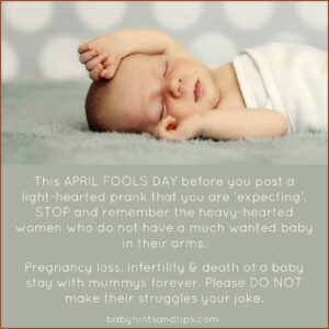 April Fools Pregnancy Announcement Facebook
