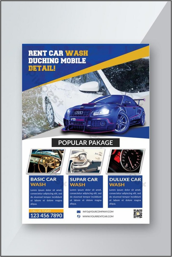 Auto Detailing Flyer Template Free Download