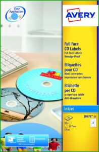 Avery Cd Label Template J8676