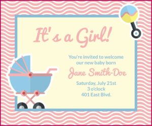 Baby Announcement Cards Free Template
