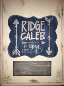 Baby Boy Door Announcements For Hospital