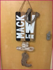 Baby Door Hangers For Hospital Boy