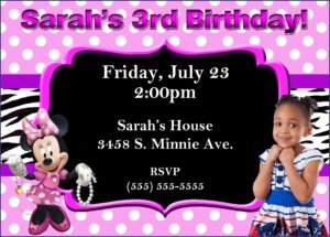 Baby First Birthday Invitation Card Ideas