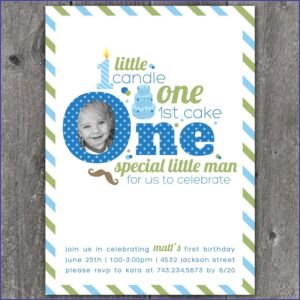 Baby First Birthday Invitation Ideas