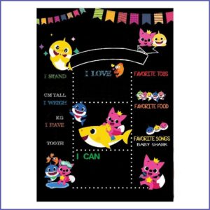 Baby Shark 1st Birthday Invitations