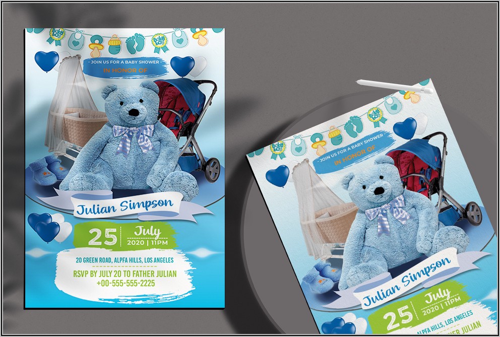Baby Shower Flyer Template Free