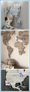 Big World Map Wall Decal