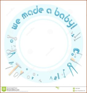 Birth Announcement Pillow Template