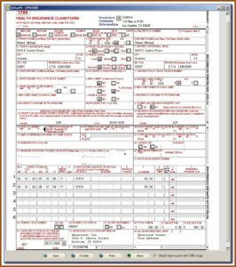 Blank Cms 1500 Form Template