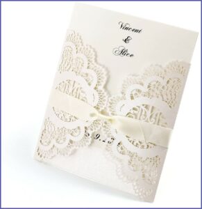 Blank Laser Cut Wedding Invitations Uk