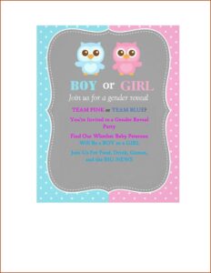 Blank Pregnancy Announcement Template