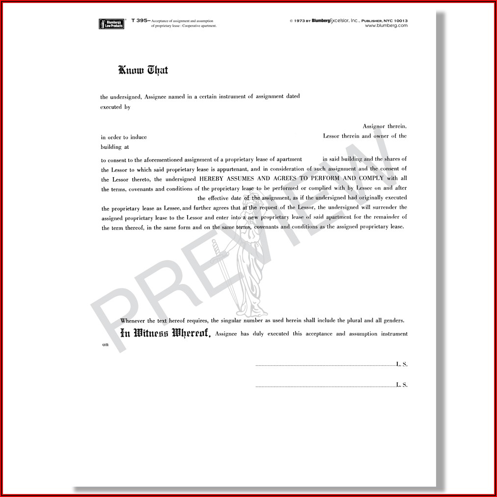 Blumberg Lease Forms