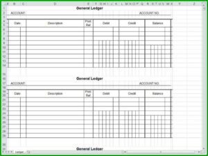 Bookkeeping Journal Template