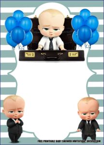 Boss Baby Birthday Invitations Free
