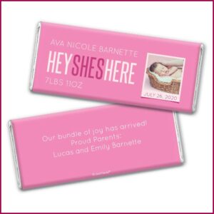 Candy Bar Wrapper Birth Announcements