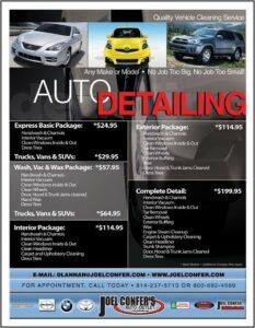Car Detailing Brochure Templates