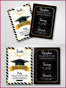 Cheap Double Sided Graduation Announcements