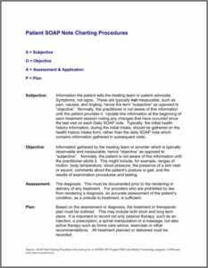 Chiropractic Soap Note Example