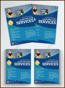 Cleaning Services Flyer Template Free Download