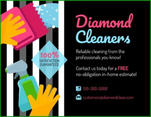 Cleaning Services Leaflet Templates